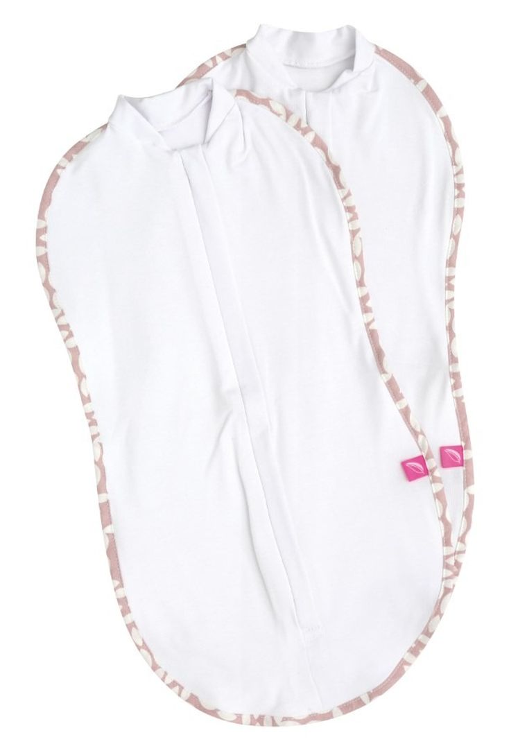 Motherhood, Classics Różowy 2023, Zip&Swaddle, śpiworek, otulak, 0-2 m, 2 szt.