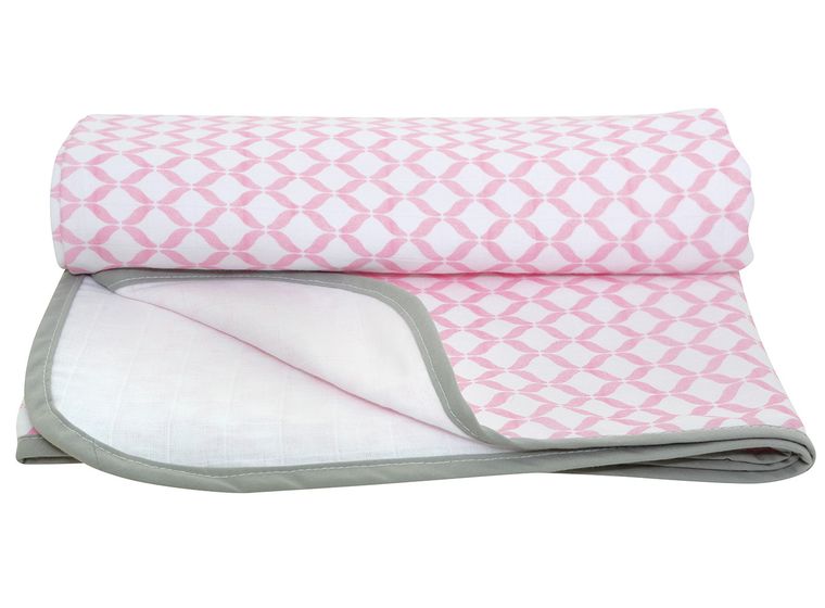 Motherhood, Classics Różowy kocyk muślinowy, dwuwarstwowy, 100-120 cm