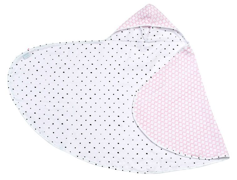 Motherhood, Classics Różowy, ręcznik niemowlęcy, muślinowy, 65-130 cm