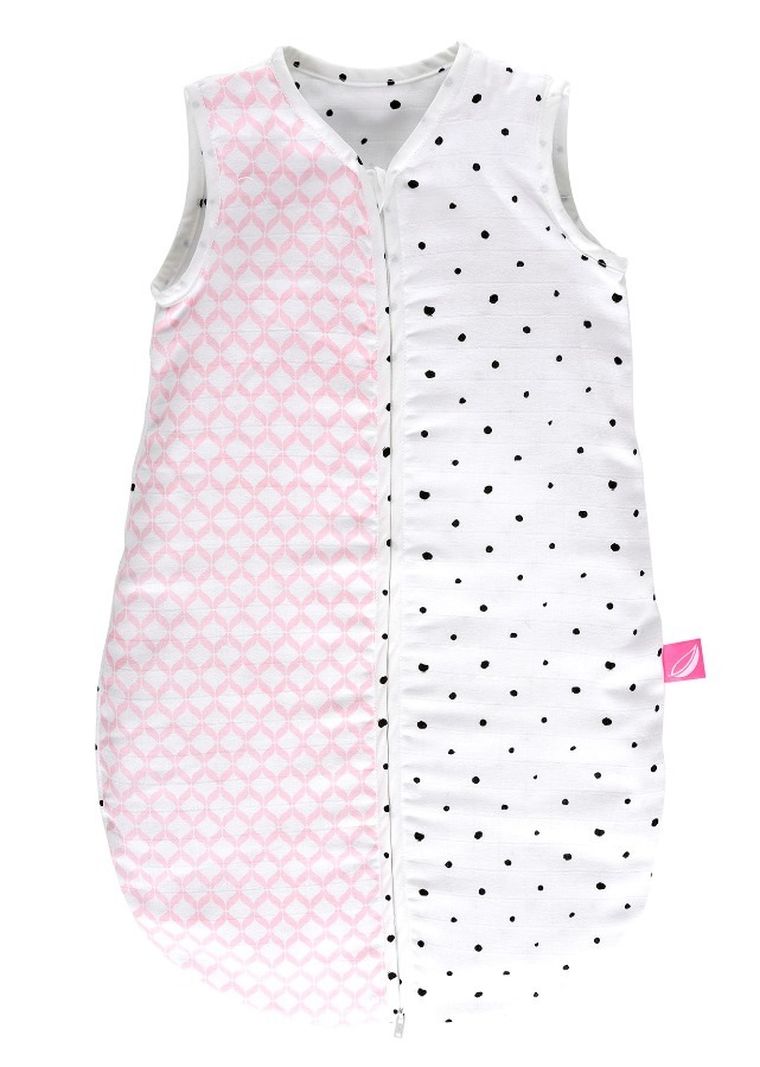 Motherhood, Classics Różowy, śpiworek muślinowy, TOG 0.5, 0-6m