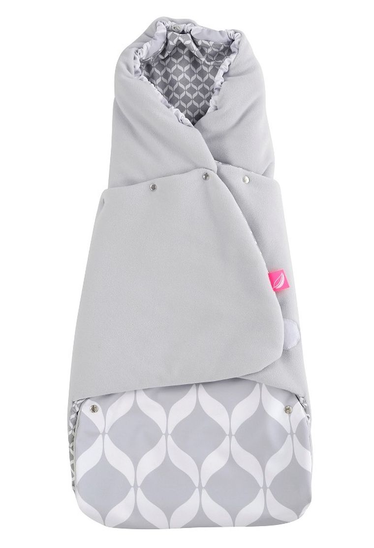 Motherhood, Classics Szary, otulacz samochodowy ze zintegrowanym kocykiem