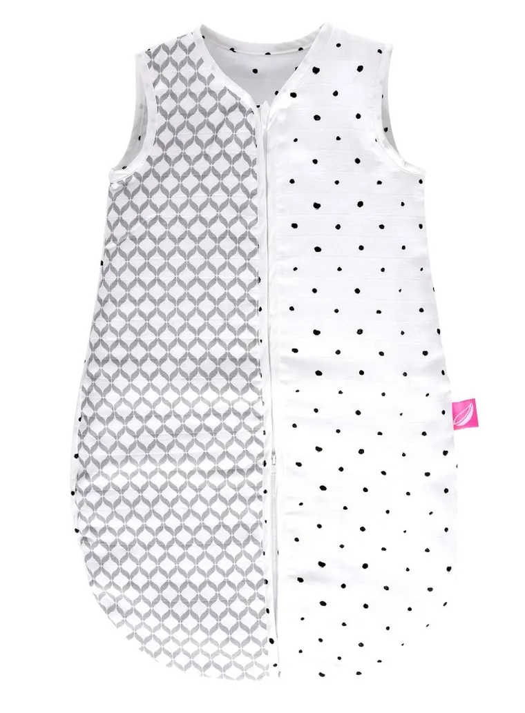 Motherhood, Classics Szary, śpiworek muślinowy, TOG 0.5, 0-6m