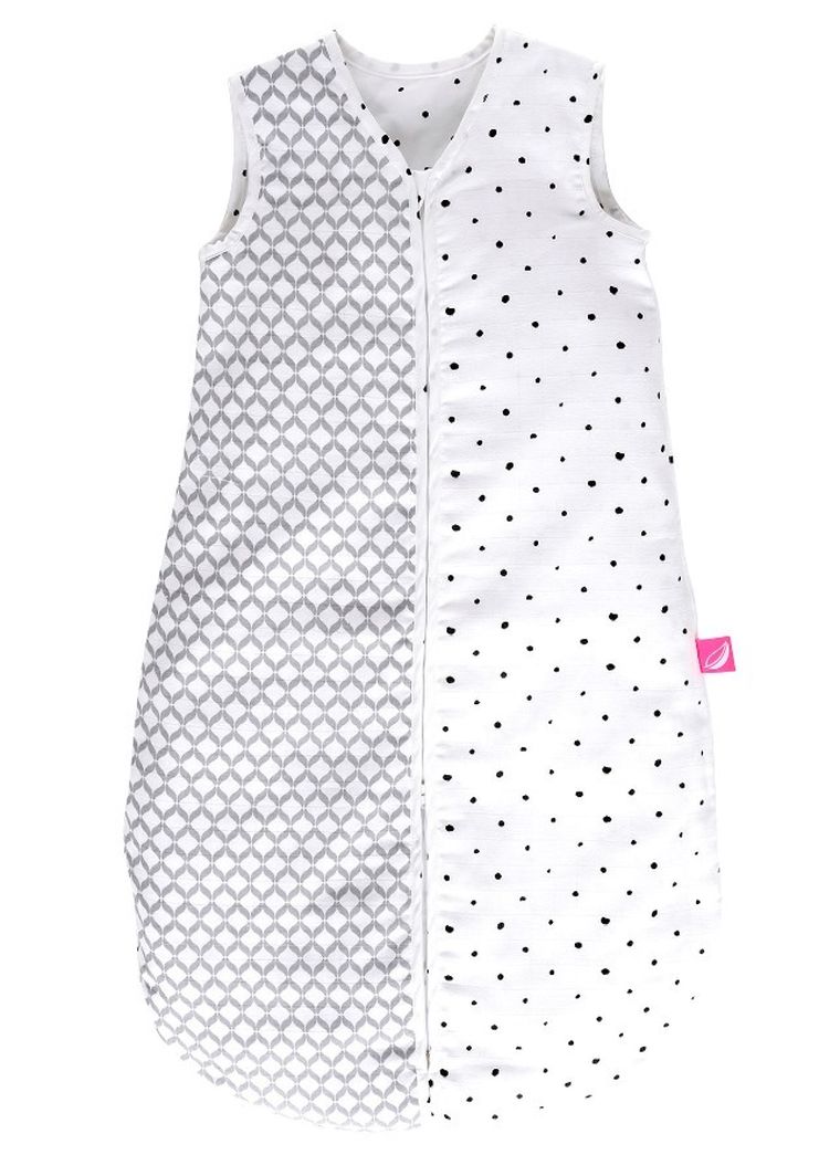 Motherhood, Classics Szary, śpiworek muślinowy, TOG 0.5, 6-18m