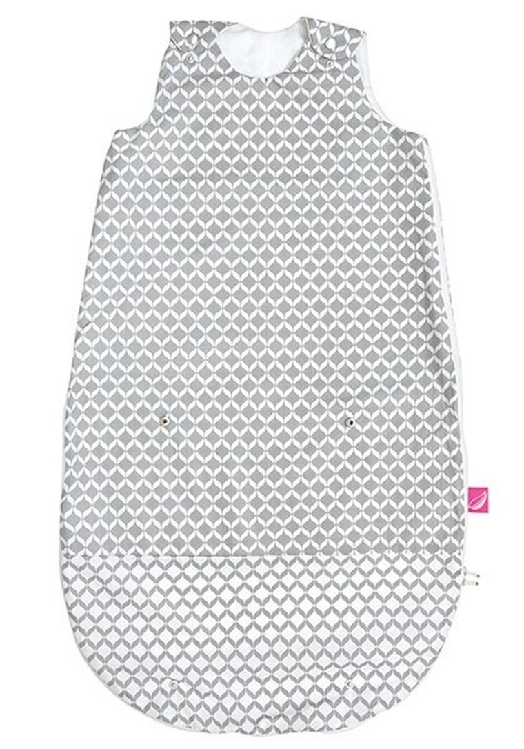 Motherhood, Classics Szary, Zip-A-Round, śpiworek letni 2w1, TOG 1, 3-18m