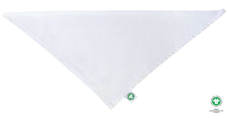 Motherhood, ECO, chusteczka muślinowa na główkę, biała, 60-30 cm