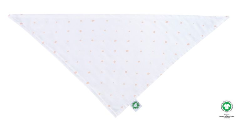 Motherhood, ECO Kropeczki Różowe, chusteczki muślinowe na główkę, 60-30 cm