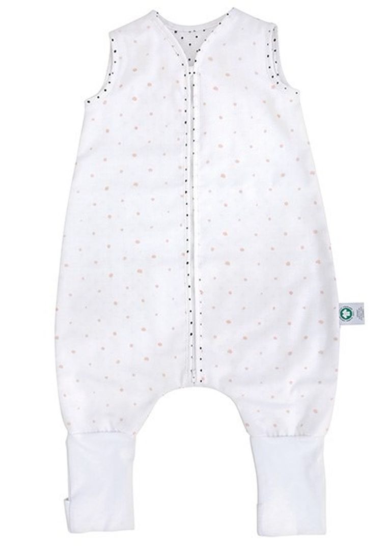 Motherhood, ECO Kropeczki Różowe, śpiworek muślinowy z nogawkami, TOG 1, 12-18m