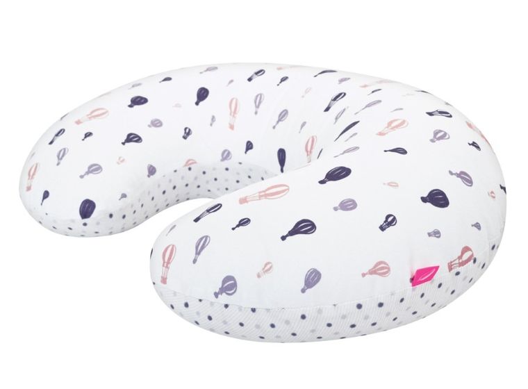 Motherhood, Fasolka, poduszka do karmienia, standard, fioletowe baloniki