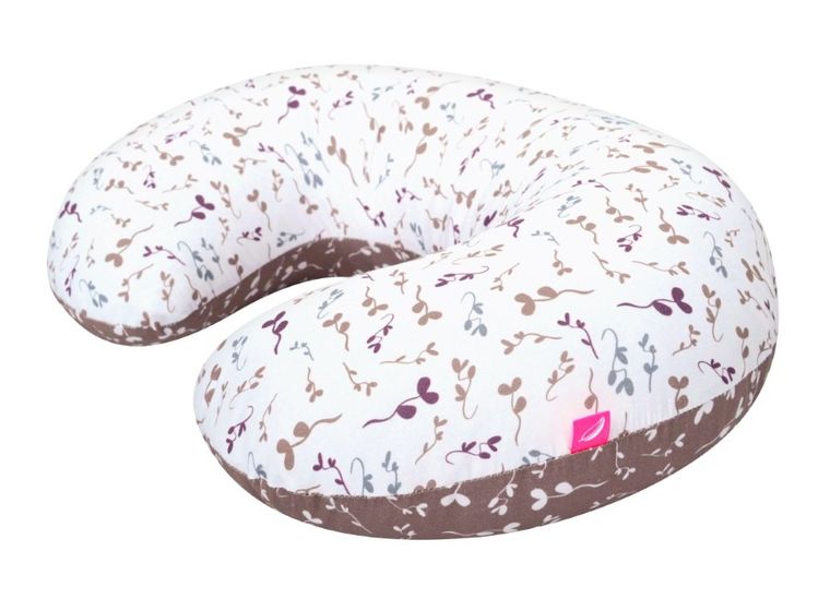 Motherhood, Fasolka, poduszka do karmienia, standard, wrzosowe listki