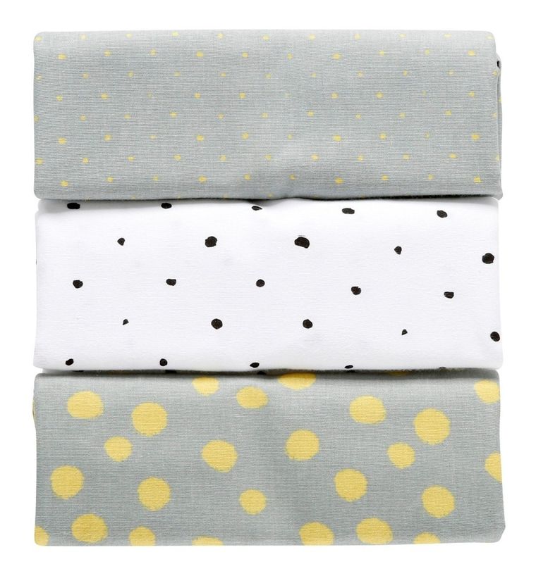 Motherhood, Kropy Musztardowe, pieluszka flanelowa, 70-80 cm, 3 szt.