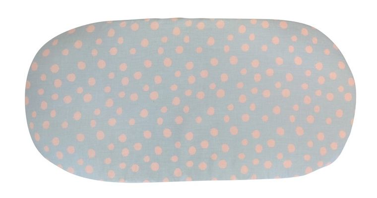 Motherhood, Kropy Różowe, prześcieradło do gondoli/kosza Mojżesza z gumką, 35-75 cm