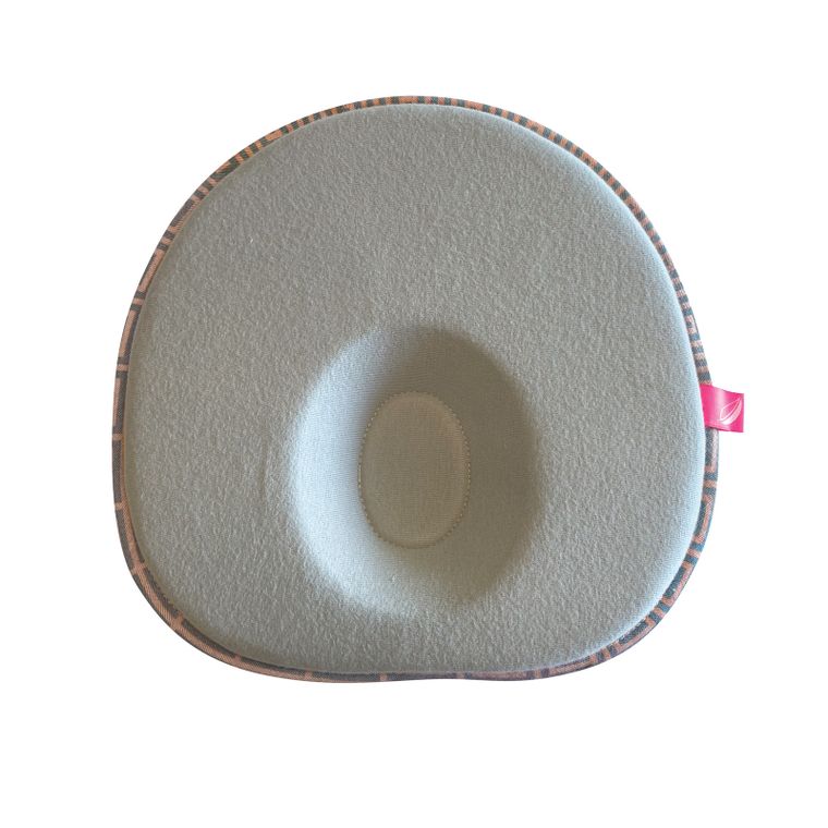 Motherhood, Kwadraty Różowe, ergonomiczna poduszka stablizująca dla niemowląt