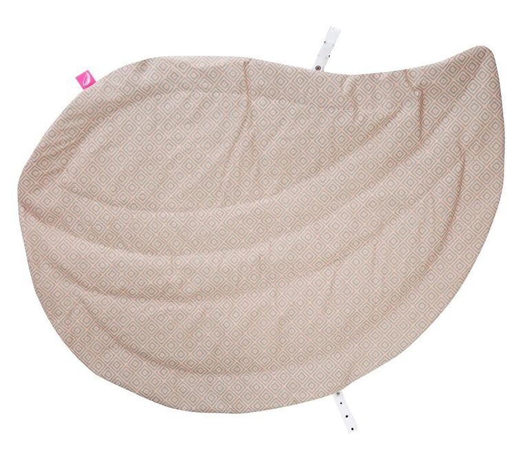 Motherhood, Kwadraty Różowe, Liść, mata do ćwiczeń dla niemowląt