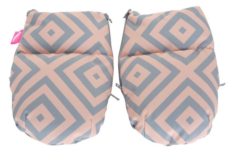 Motherhood, Kwadraty Różowe, mufki do wózka