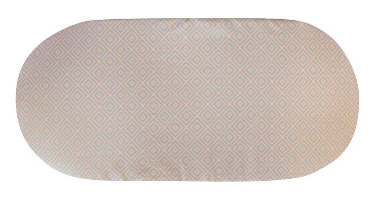 Motherhood, Kwadraty Różowe, prześcieradło do gondoli/kosza Mojżesza z gumką, 35-75 cm