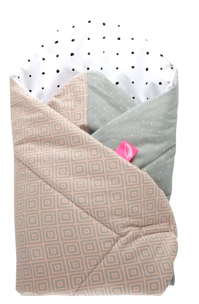 Motherhood, Kwadraty Różowe, rożek z wkładem kokosowym