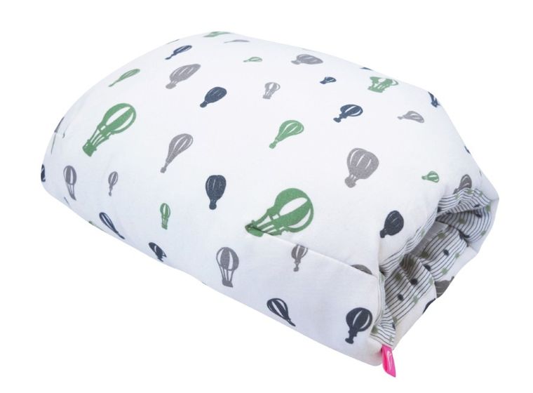 Motherhood, mufka, poduszka do karmienia, miętowe baloniki