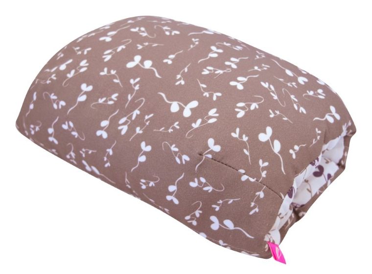 Motherhood, mufka, poduszka do karmienia, wrzosowe listki