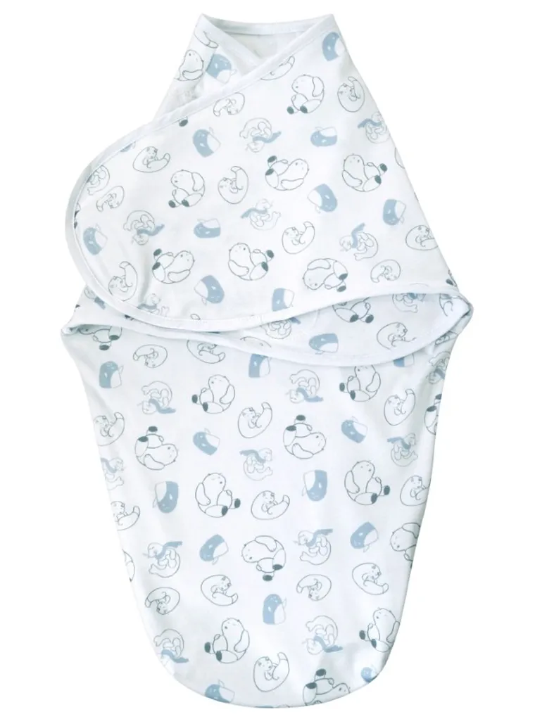 Motherhood, otulacz na rzep, niebieskie misie