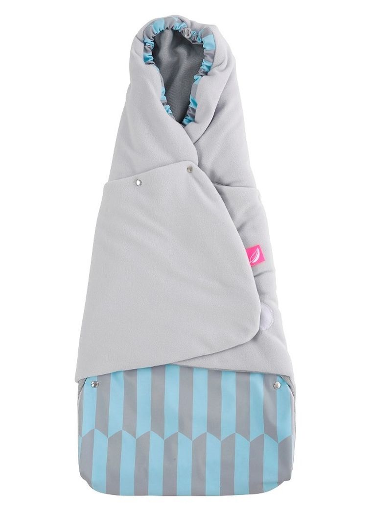 Motherhood, Płotek Niebieski, otulacz samochodowy ze zintegrowanym kocykiem