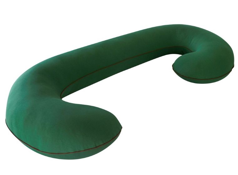 Motherhood, poduszka dla kobiet w ciąży i do karmienia, butelkowa zieleń