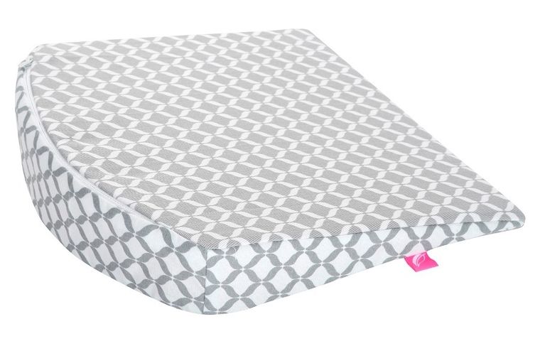 Motherhood, poduszka klin do wózka głębokiego, szary classics