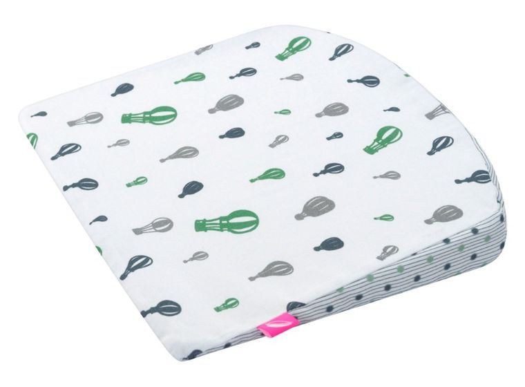 Motherhood, poduszka klin, podróżna, miętowe baloniki