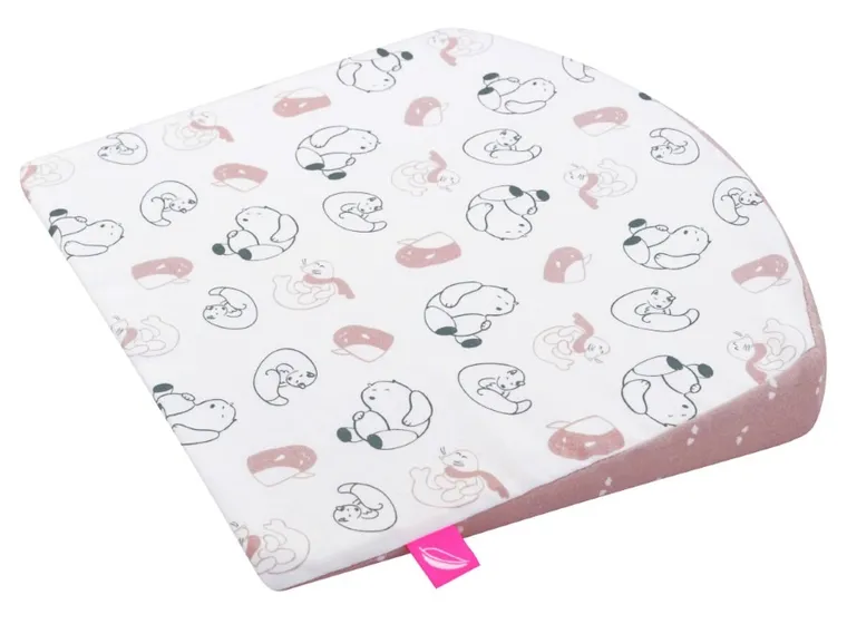 Motherhood, poduszka klin, podróżna, różowe misie