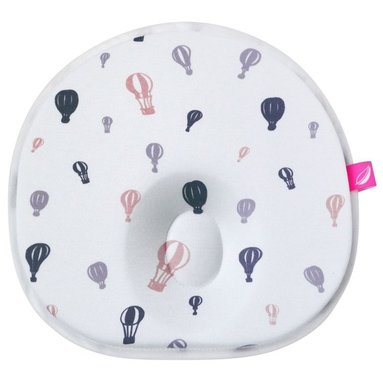 Motherhood, poduszka stabilizująca dla niemowląt, ergonomiczna, fioletowe baloniki