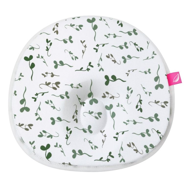 Motherhood, poduszka stabilizująca dla niemowląt, ergonomiczna, zielone listki