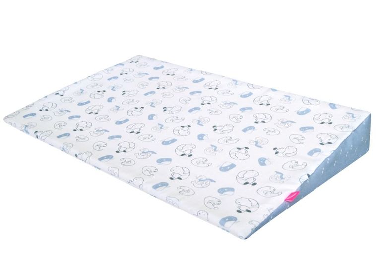 Motherhood, Premium+, poduszka klin, niebieskie misie