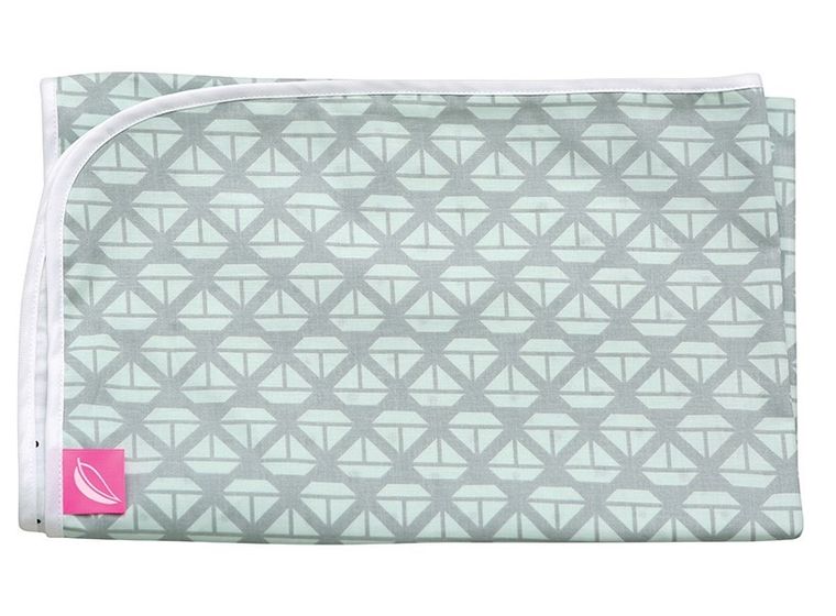Motherhood, Statki Miętowe, kocyk letni, dwustronny, 80-100 cm