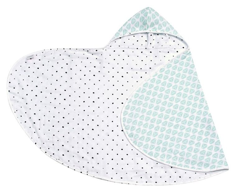 Motherhood, Statki Miętowe, ręcznik niemowlęcy, muślinowy, 65-130 cm