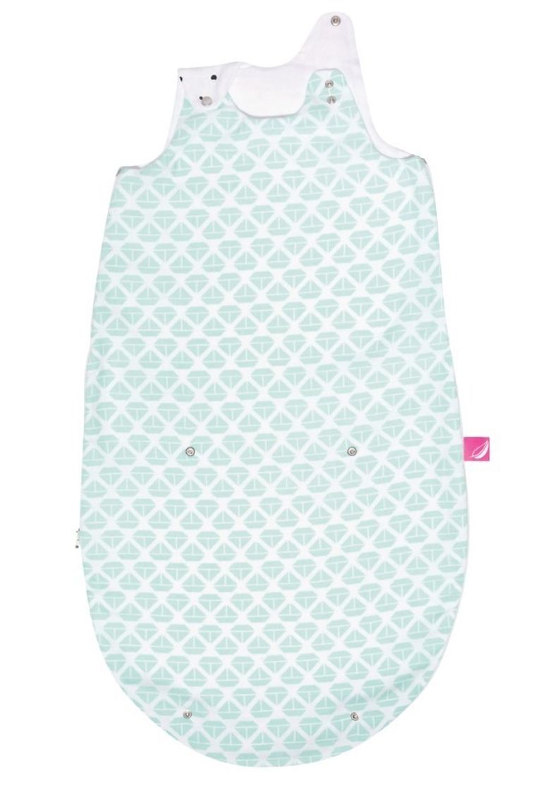 Motherhood, Statki Miętowe, Zip-A-Round, śpiworek 2w1, TOG 0.5, 3-18 m