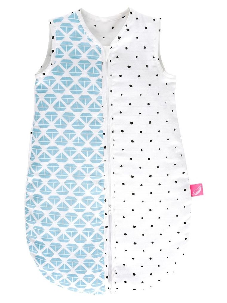 Motherhood, Statki Niebieskie, śpiworek muślinowy, TOG 0.5, 0-6m