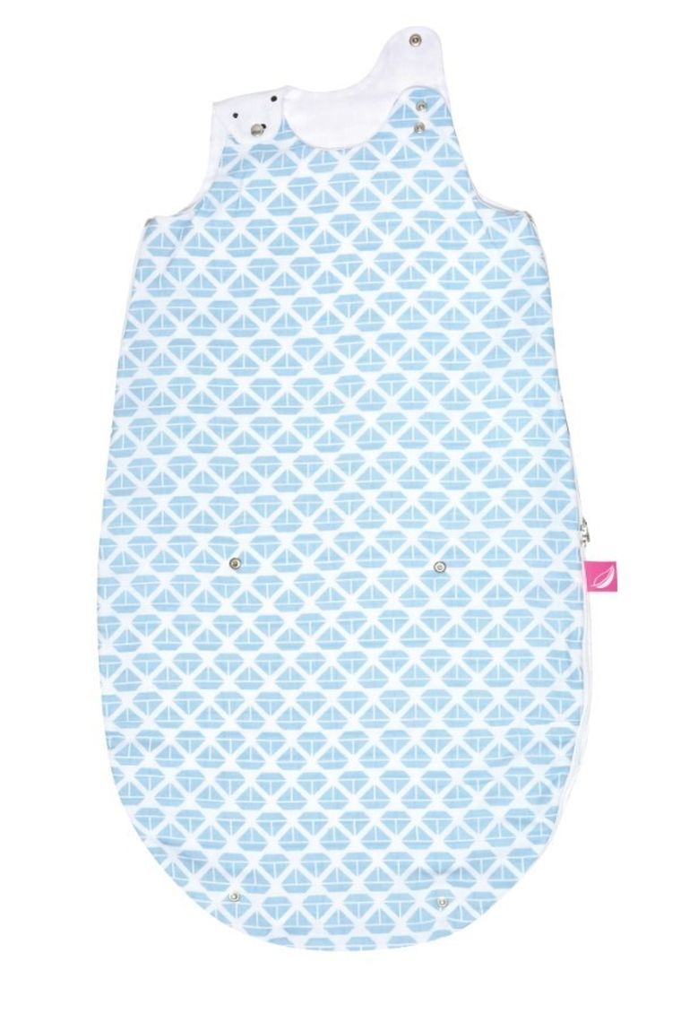 Motherhood, Statki Niebieskie, Zip-A-Round, śpiworek 2w1, TOG 0.5, 3-18 m