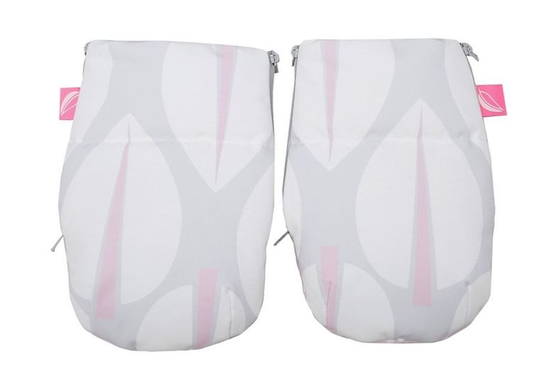 Motherhood, wodoodporne mufki do wózka, 2 szt, drzewka różowe
