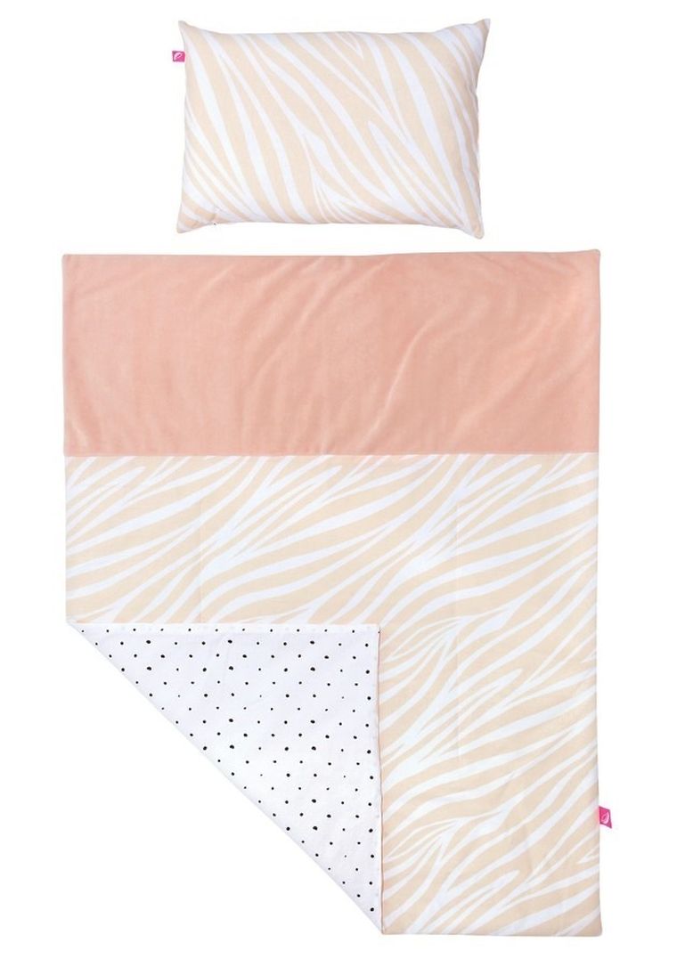 Motherhood, Zebra Łososiowa, zestaw przedszkolaka, kołdra z z poduszką