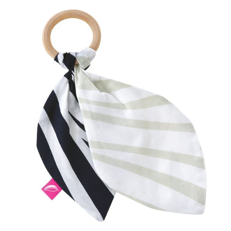 Motherhood, Zebra Niebieska, gryzak drewniany