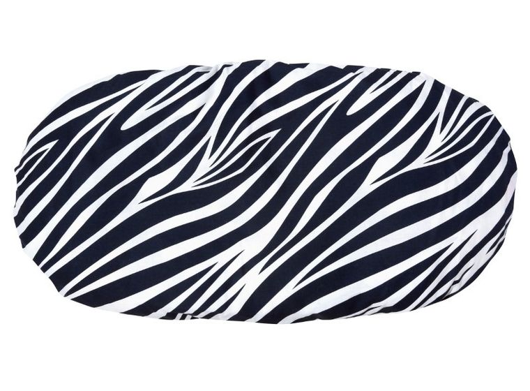 Motherhood, Zebra Niebieska, prześcieradło do gondoli/kosza Mojżesza, 35-75 cm