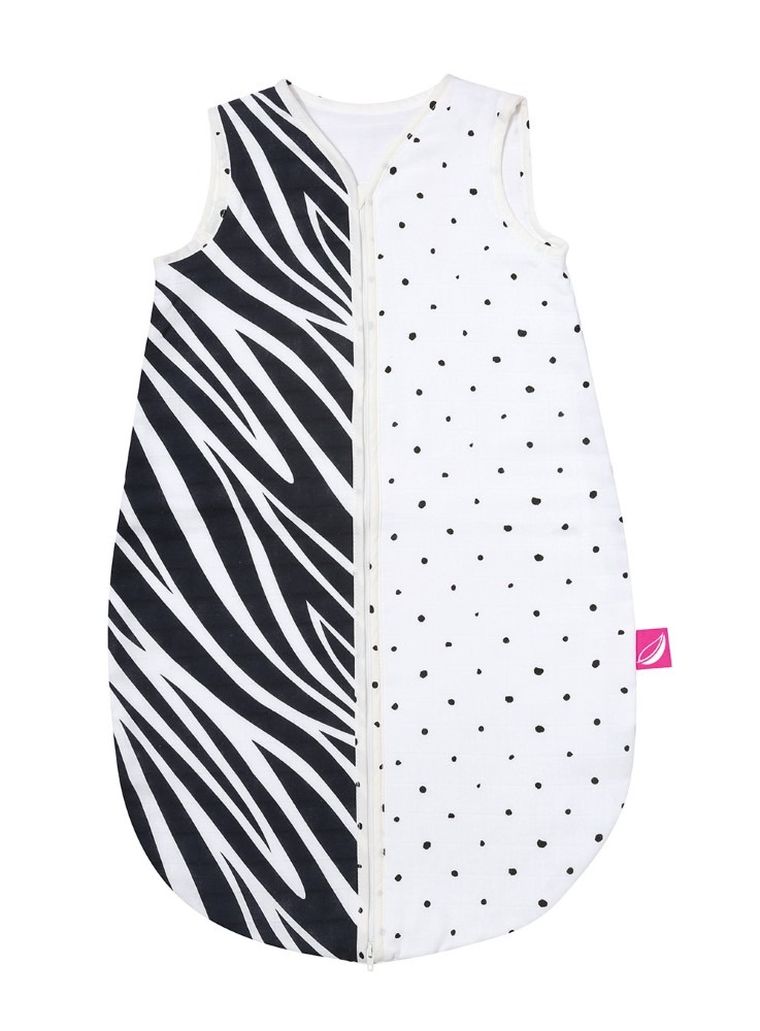 Motherhood, Zebra Niebieska, śpiworek muślinowy, TOG 0.5, 0-6 m