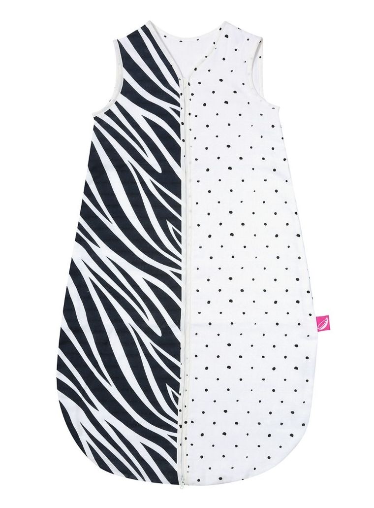 Motherhood, Zebra Niebieska, śpiworek muślinowy, TOG 0.5, 6-18 m