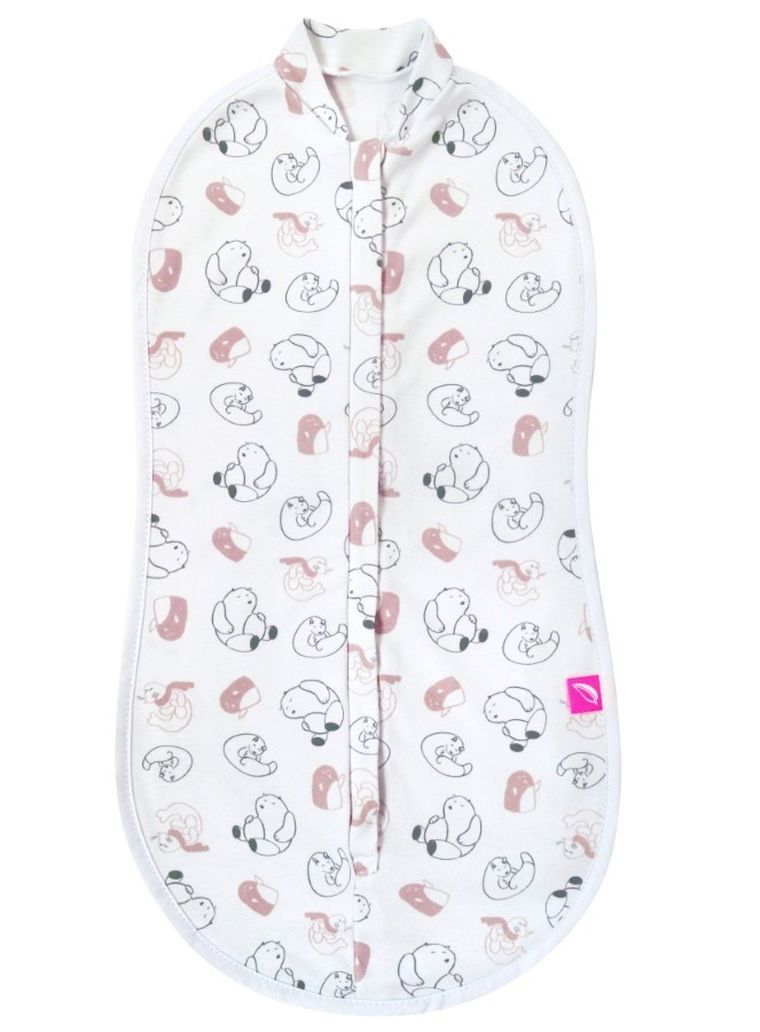 Motherhood, Zip&Swaddle, otulacz, różowe misie, 5-8 kg