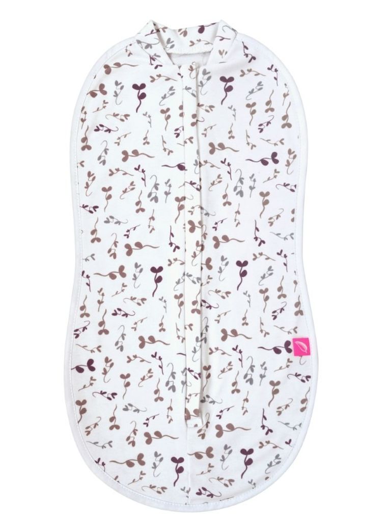 Motherhood, Zip&Swaddle, otulacz, wrzosowe listki, 2.5-5 kg