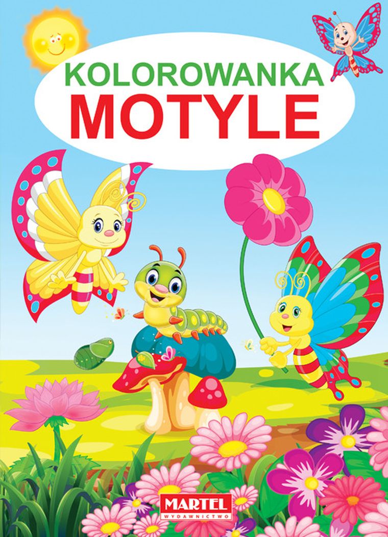 Motyle. Kolorowanka