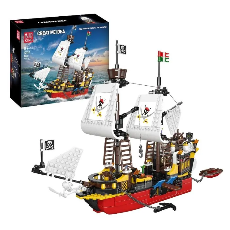 Mould King, Redbeards Revenge, statek piracki, klocki, 928 elementów