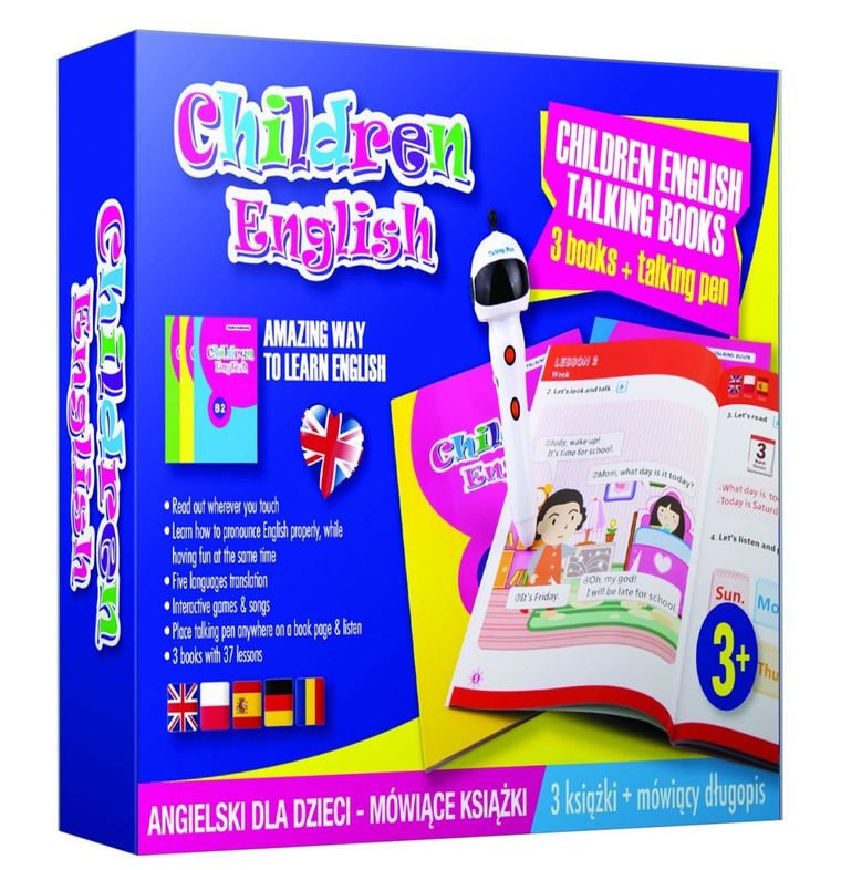 Mówiące książki. Angielski dla dzieci