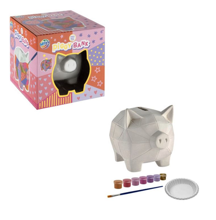 Moxy, Skarbonka świnka, zestaw do malowania