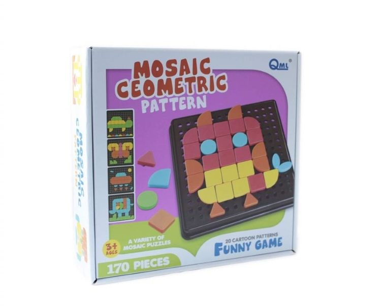 Mozaika geometryczna, 170 elementów