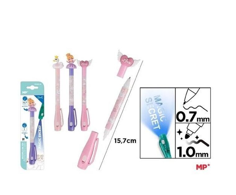 MP Main Paper, Balet, długopis szpiegowski UV 0.7/1.0 mm, 1 szt.